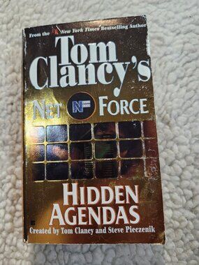 Tom Clancys Net Force Hidden Agendas Paperback Berkley 1999 Used Cover Wear